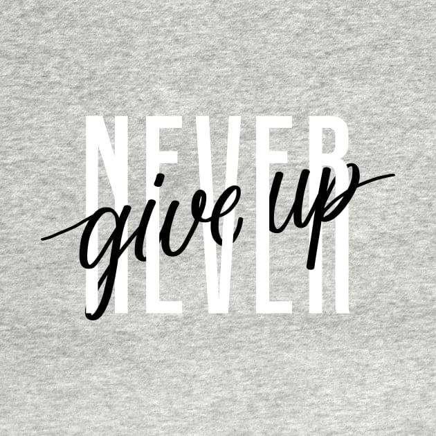 Never give up by Little Painters